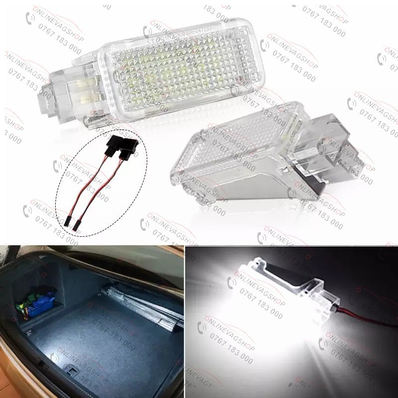Lampi LED Torpedo, Lumina picioare, portbagaj Audi ,VW , Skoda, Seat